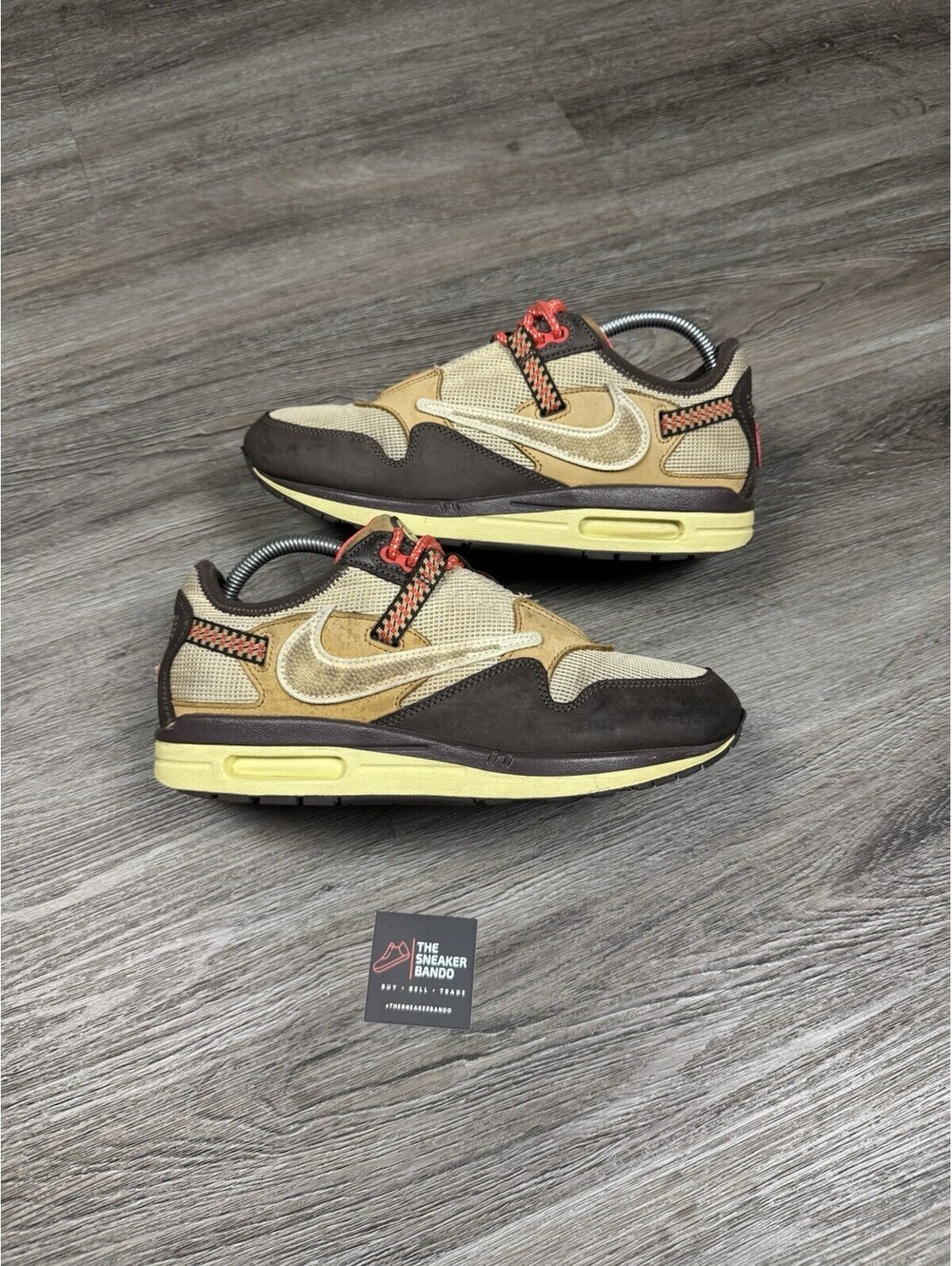 Size 8.5 - Nike Air Max 1 x Travis Scott Low Baroque Brown